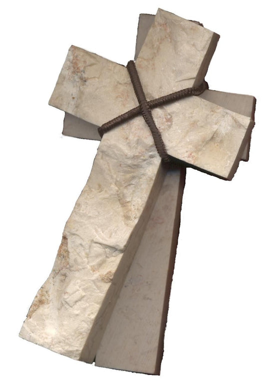 Jerusalem Stone Comfort Cross